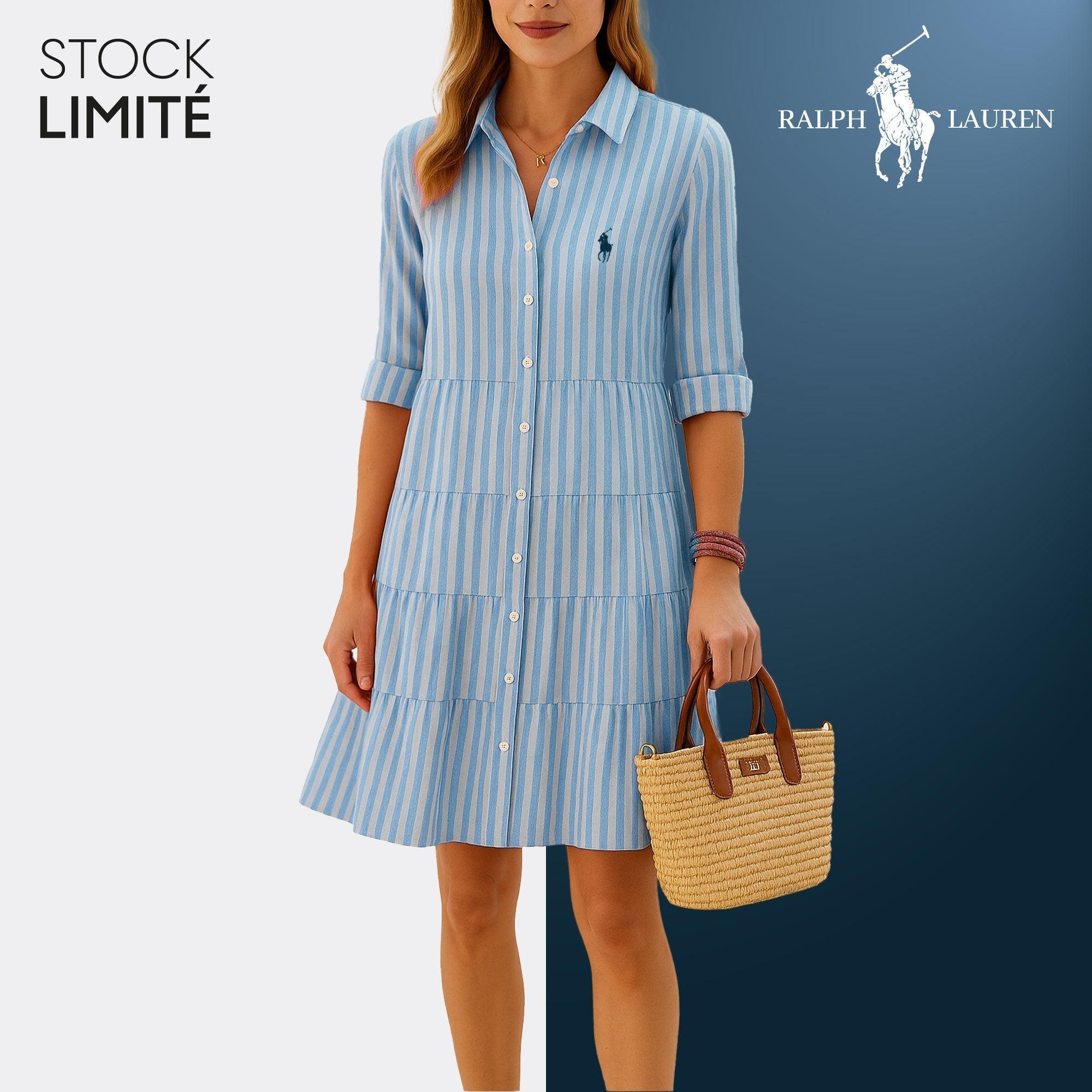 Robe Chemise Rayée – R&L