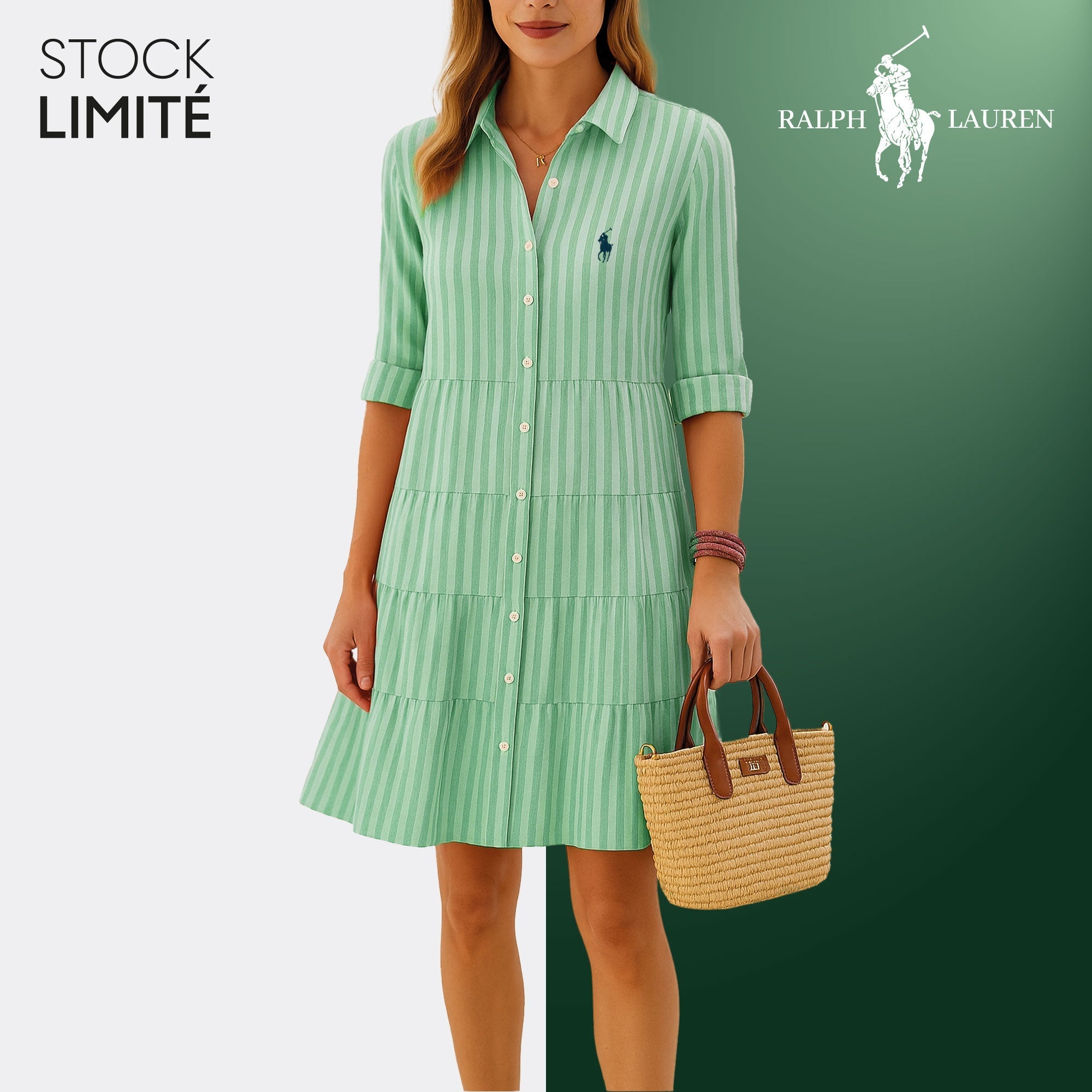 Robe Chemise Rayée – R&L