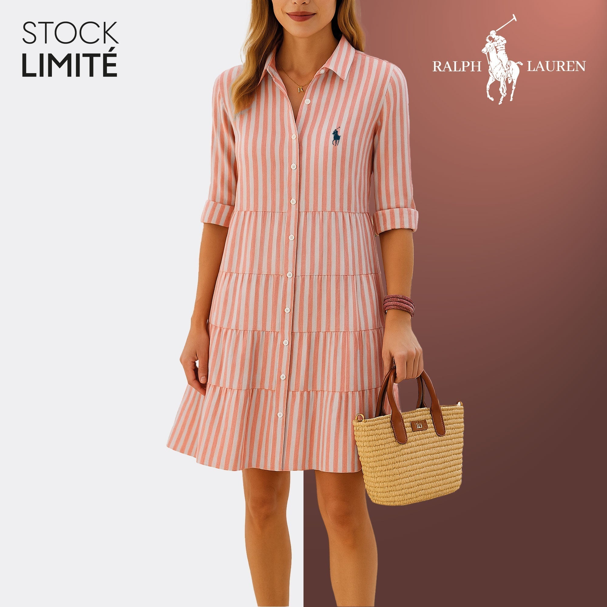 Robe Chemise Rayée – R&L