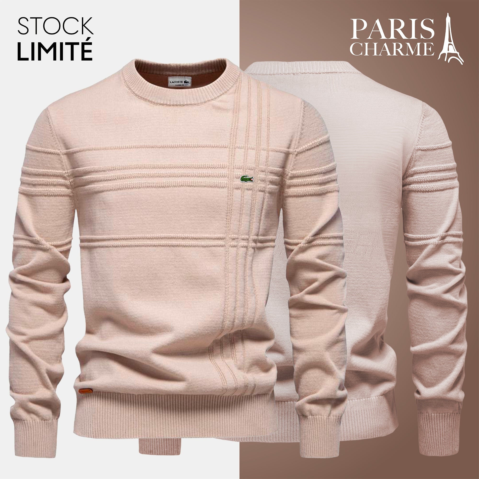 Pull Homme Texturé LC (DÉSTOCKAGE)