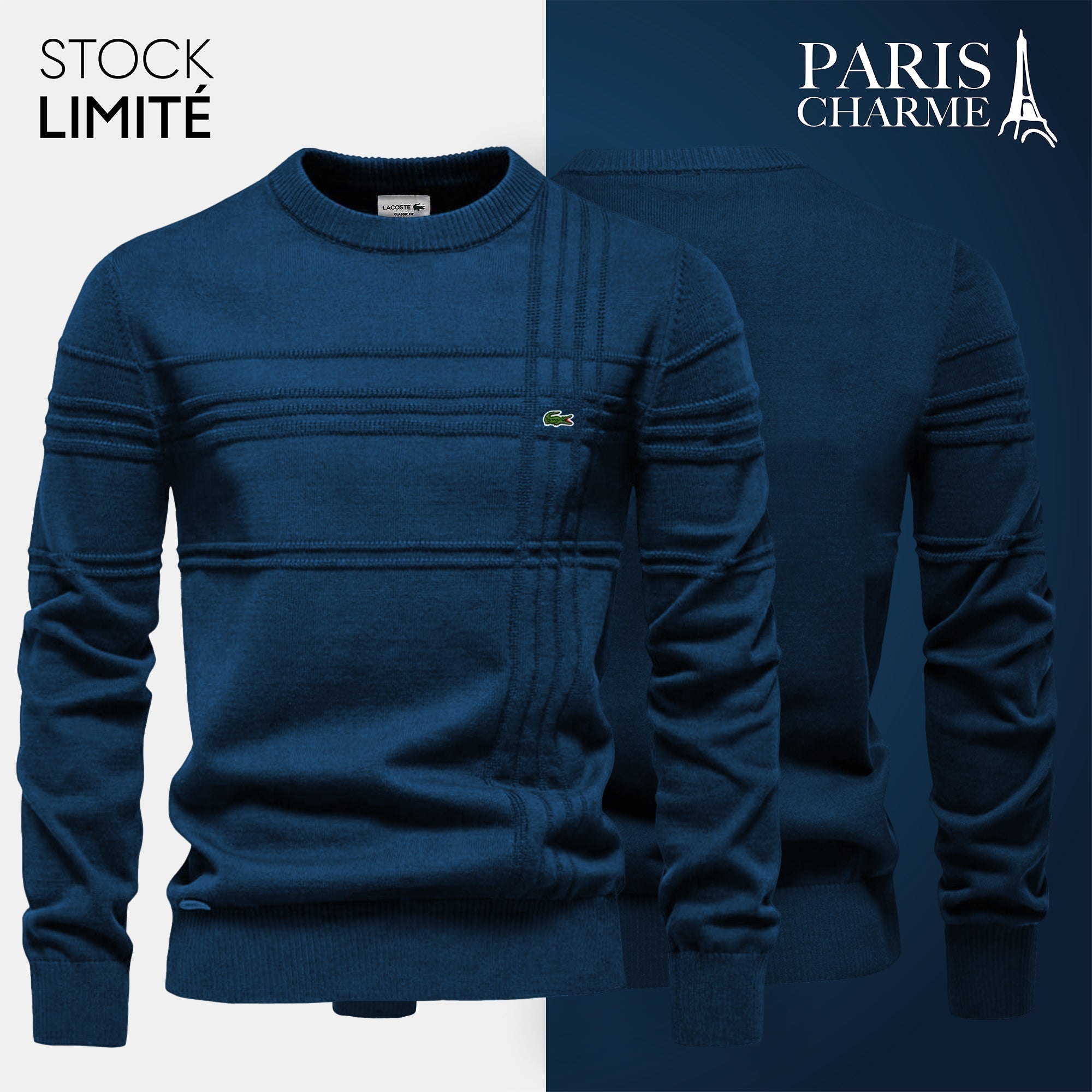 Pull Homme Texturé LC (DÉSTOCKAGE)