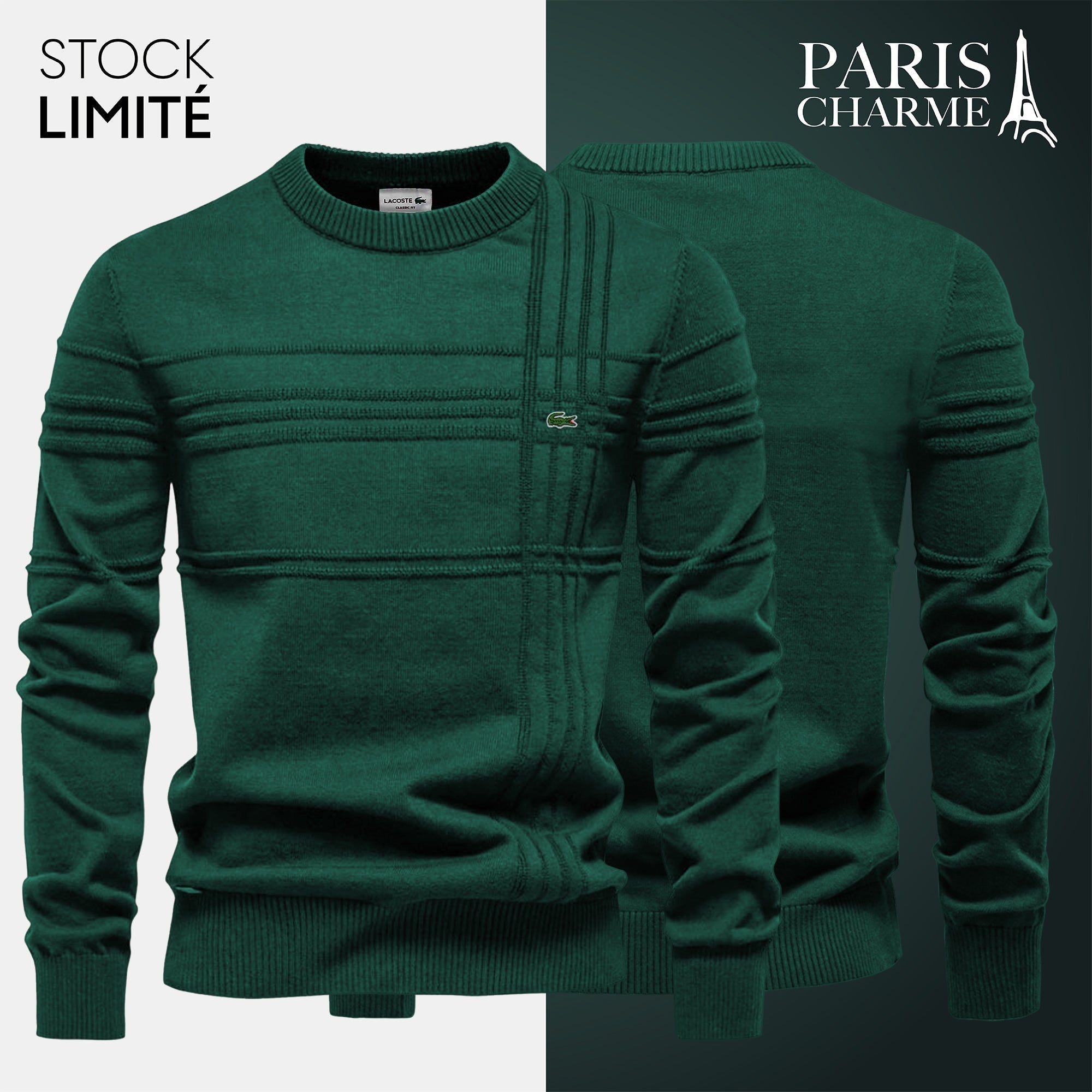 Pull Homme Texturé LC (DÉSTOCKAGE)