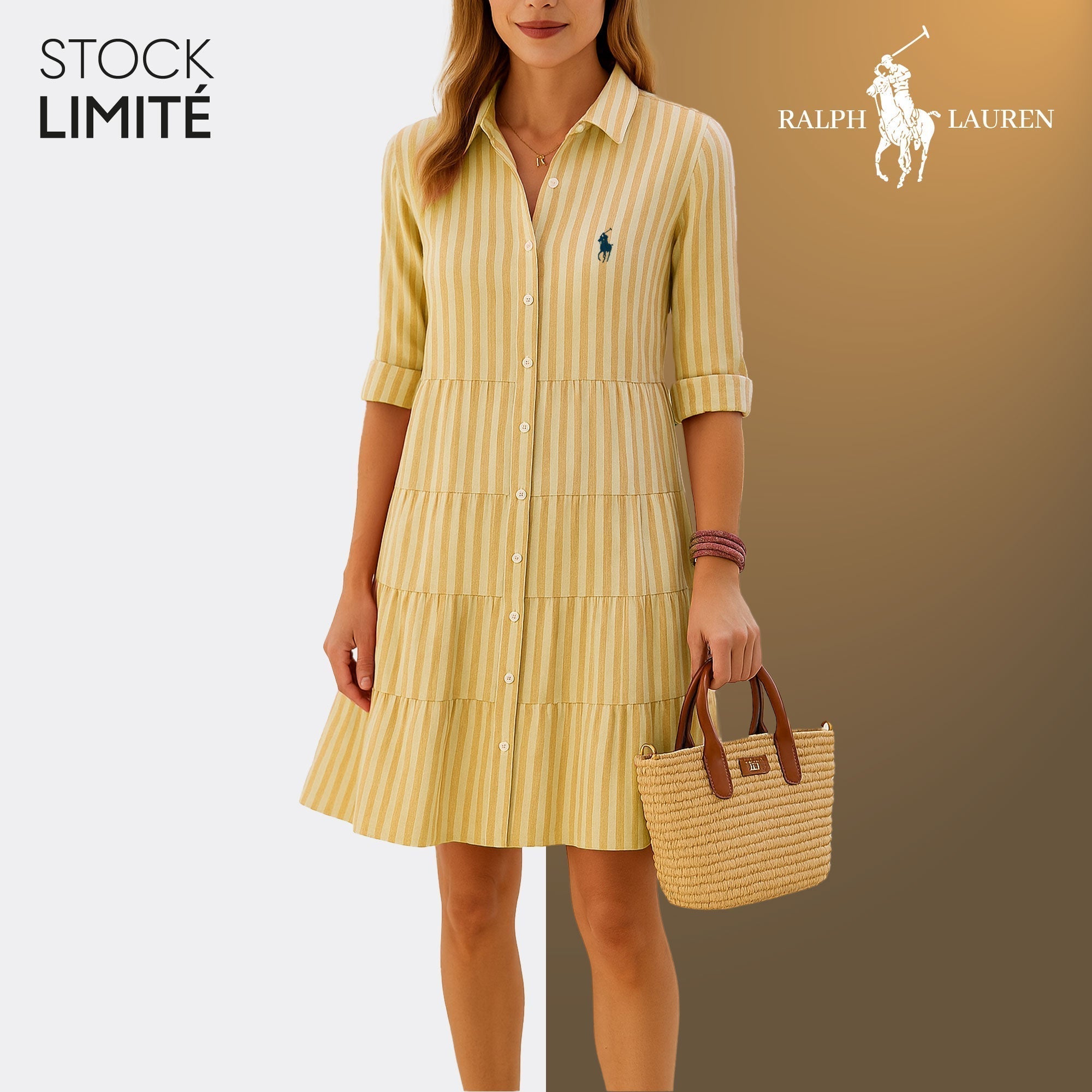 Robe Chemise Rayée – R&L